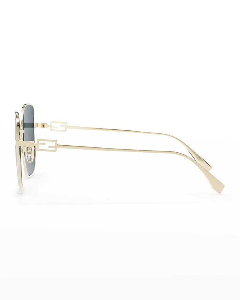 商品Fendi|Logo Metal & Plastic Cat-Eye Sunglasses,价格¥3745,第2张图片详细描述
