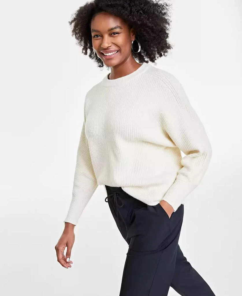 商品On 34th|Women's Dolman-Sleeve Crewneck Sweater, Created for Macy's,价格¥133,第1张图片