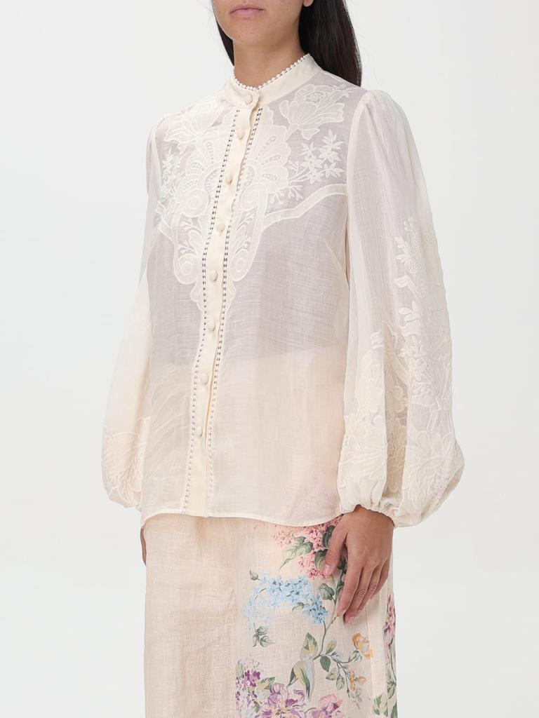 Zimmermann 襟付きプリント長袖シャツ Shirt Midi Dress Black Floral Online | Zimmermann