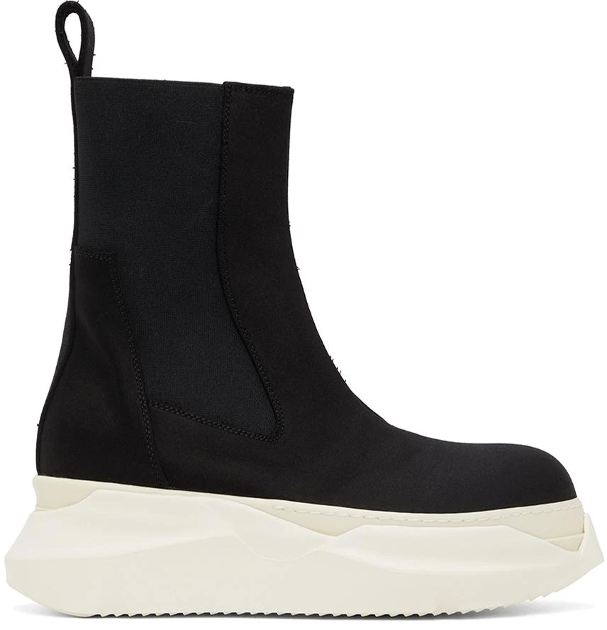 商品Rick Owens|Black Beatle Abstract Chelsea Boots,价格¥4405,第1张图片