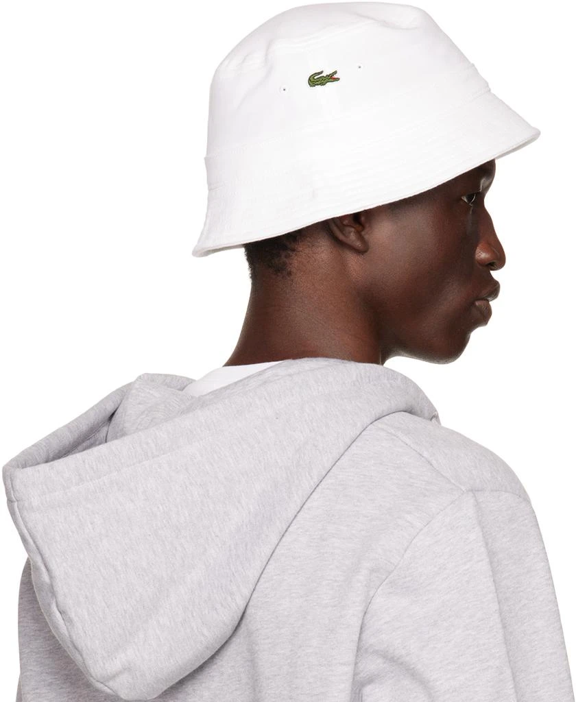 商品Lacoste|White Patch Bucket Hat,价格¥448,第3张图片详细描述