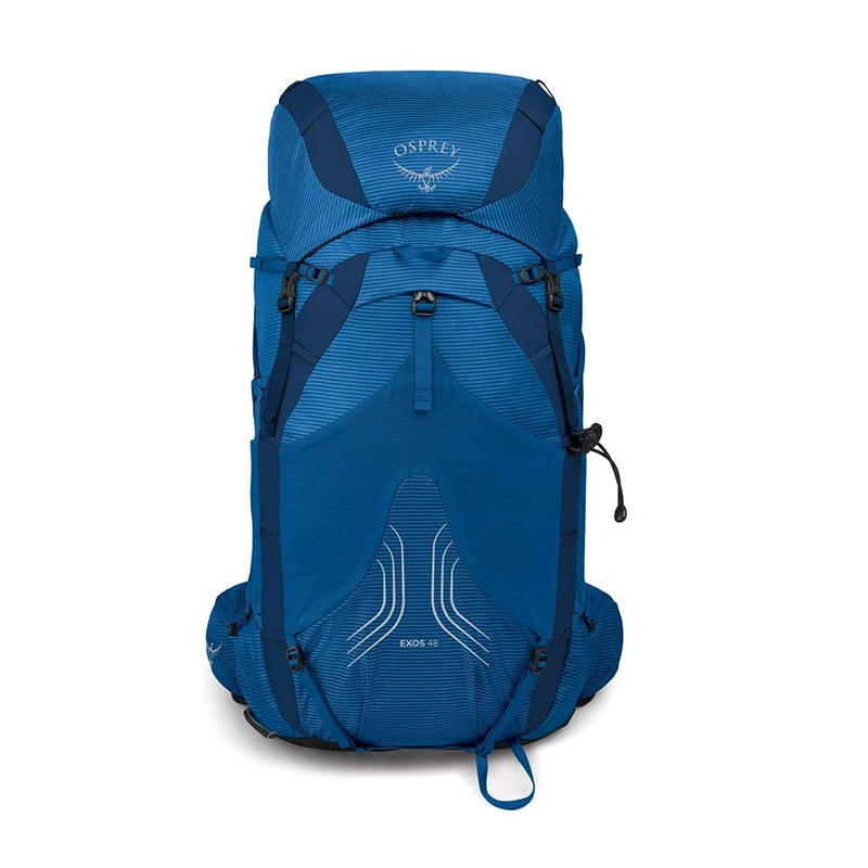 商品Osprey|【现货】小鹰EXOS飘逸系列男士多功能登山徒步旅行双肩包48L 蓝色 EXOS-48-BR,价格¥2456,第1张图片