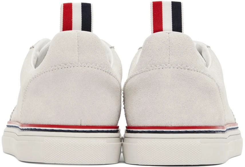 商品Thom Browne|White Field Low-Top Sneakers,价格¥2556,第2张图片详细描述