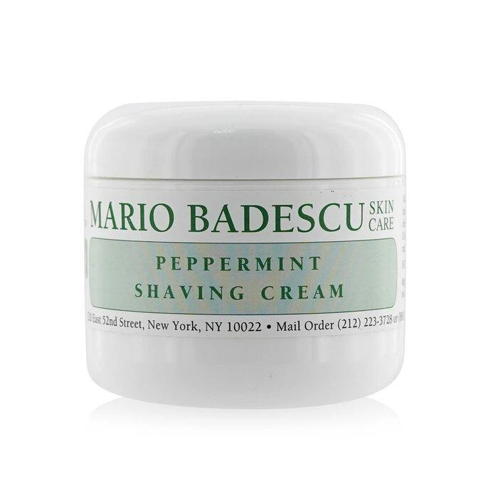 商品Mario Badescu|Mario Badescu 薄荷保湿滋润剃须霜Peppermint Shaving Cream 118ml/4oz,价格¥170,第1张图片