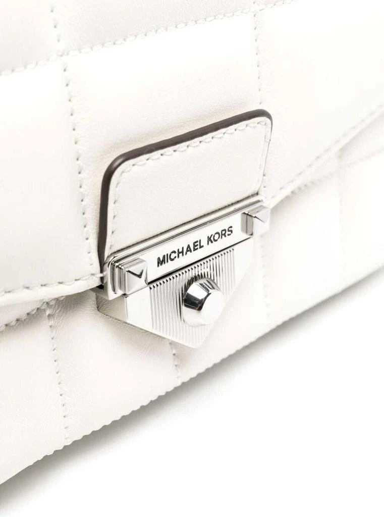 商品Michael Kors|M Michael Kors Woman's Soho White Quilted Leather Crossbody Bag,价格¥2307,第3张图片详细描述