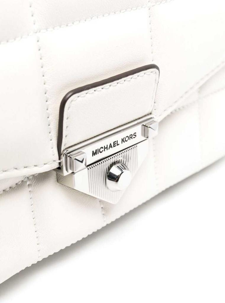 商品Michael Kors|M Michael Kors Woman's Soho White Quilted Leather Crossbody Bag,价格¥2808,第5张图片详细描述