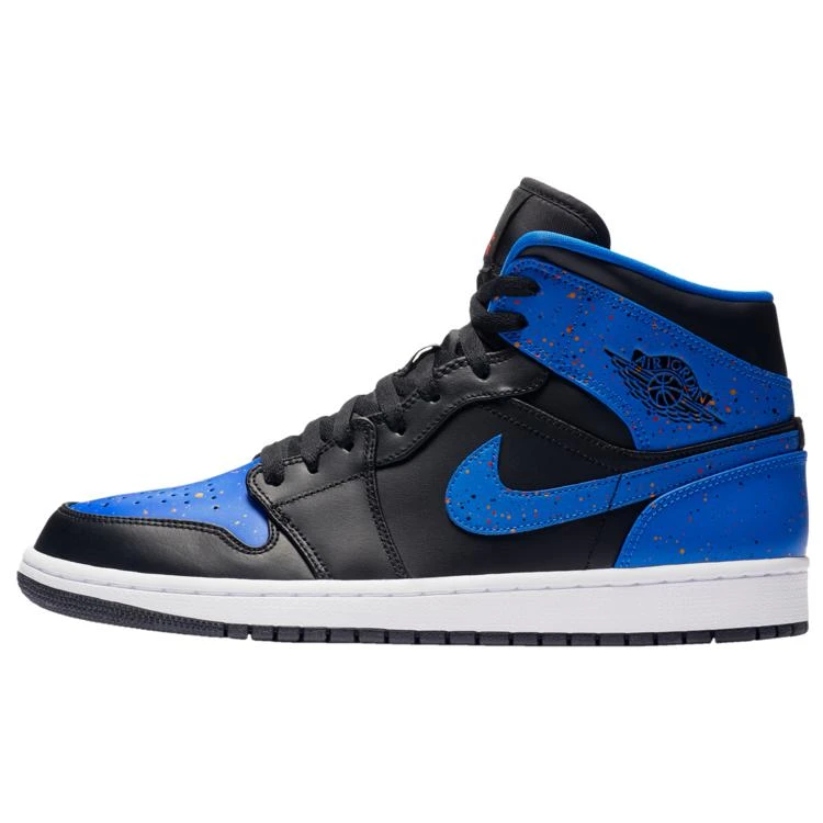 商品Jordan|Jordan AJ 1 Mid - Men's篮球鞋 泼墨,价格¥335,第2张图片详细描述