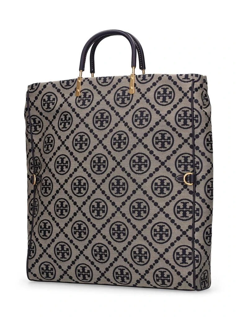 商品Tory Burch|T Monogram Jacquard Fold-over Tote,价格¥3201,第3张图片详细描述