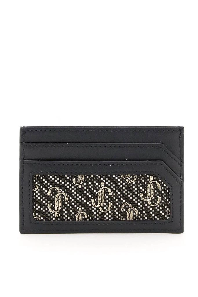 商品Jimmy Choo|Jimmy choo jacquard and leather card holder,价格¥1013,第3张图片详细描述