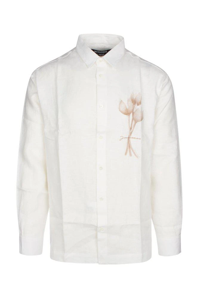 商品Jacquemus|Jacquemus La Chemise Baou Tulip-Printed Shirt,价格¥1710,第1张图片