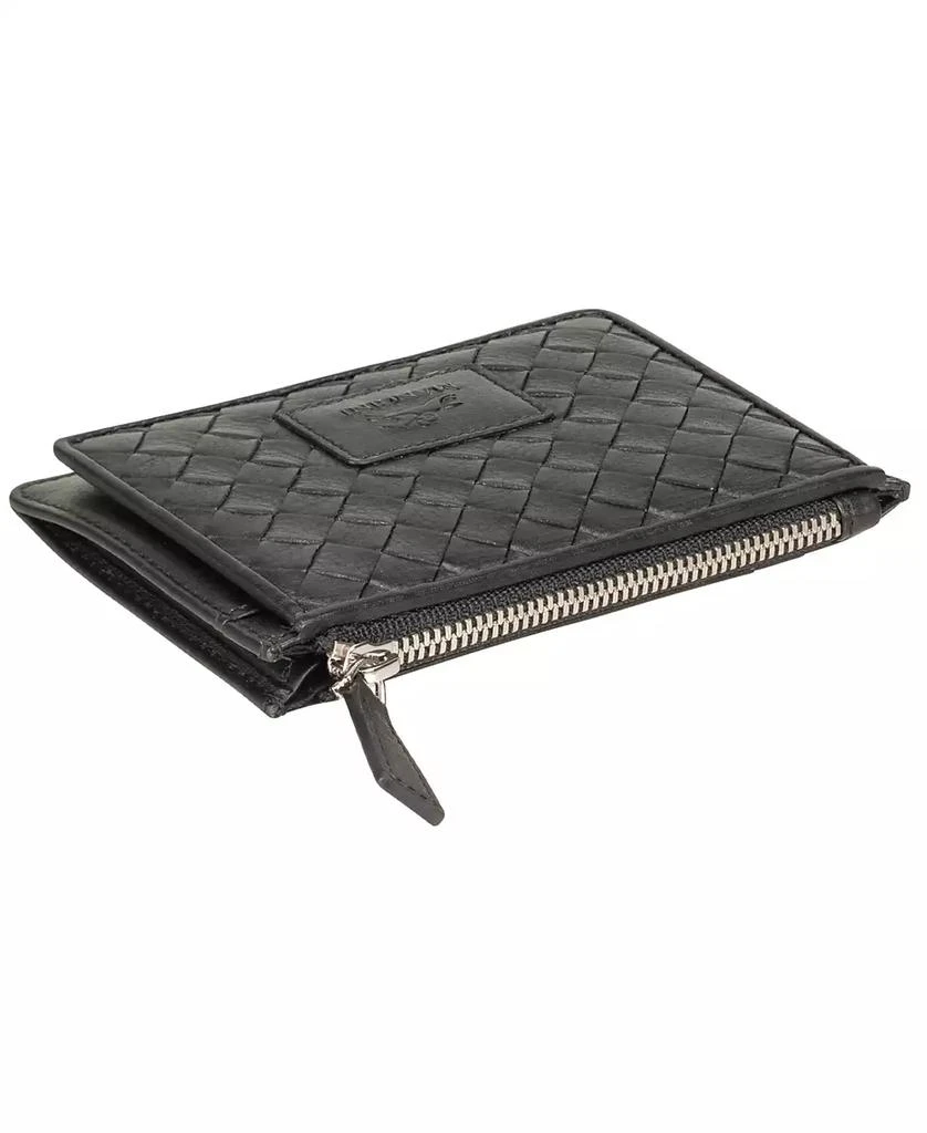 Women's Basket Weave Collection RFID Secure Card Case and Coin Pocket 商品