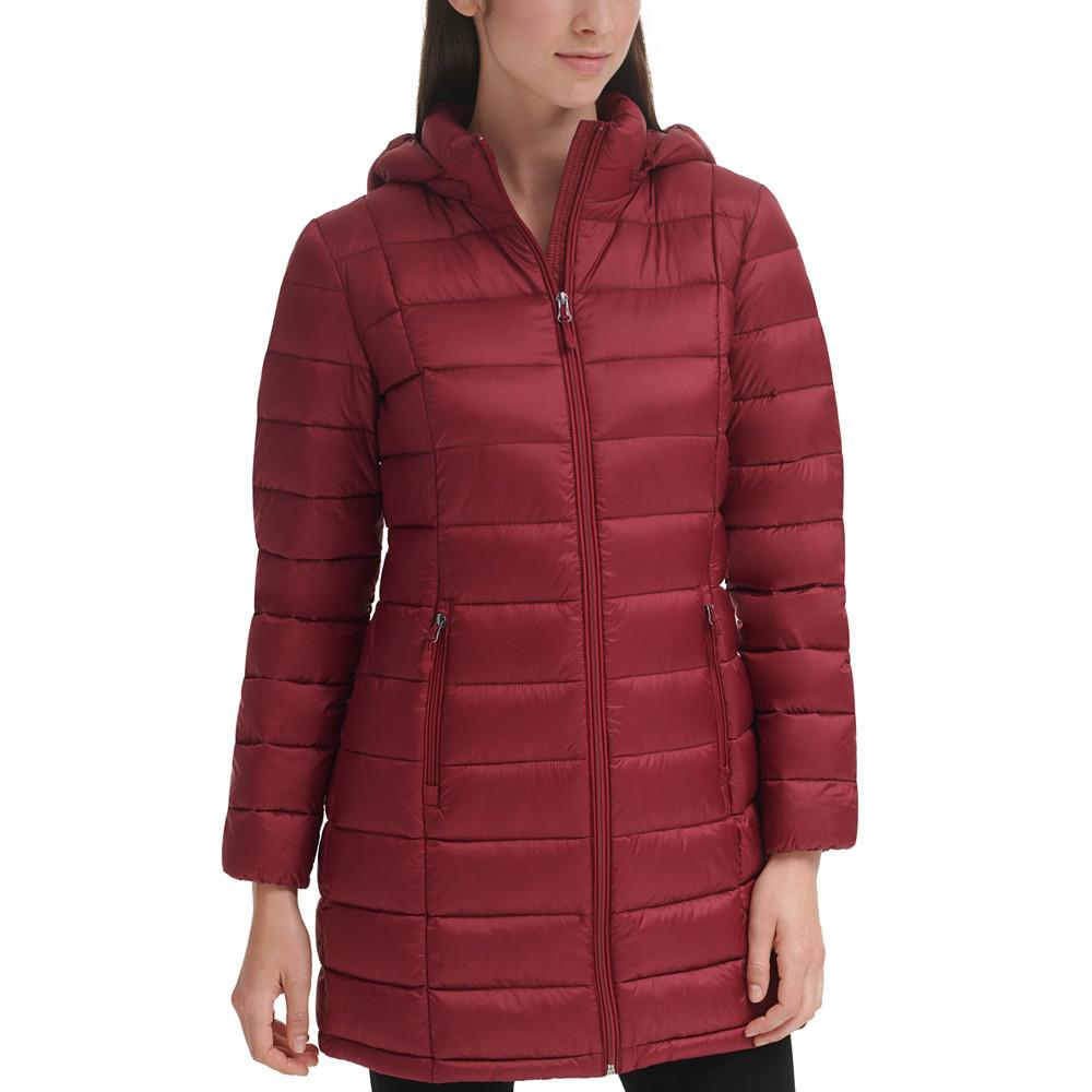 Women's Packable Hooded Down Puffer Coat, Created for Macy's商品第6张图片规格展示