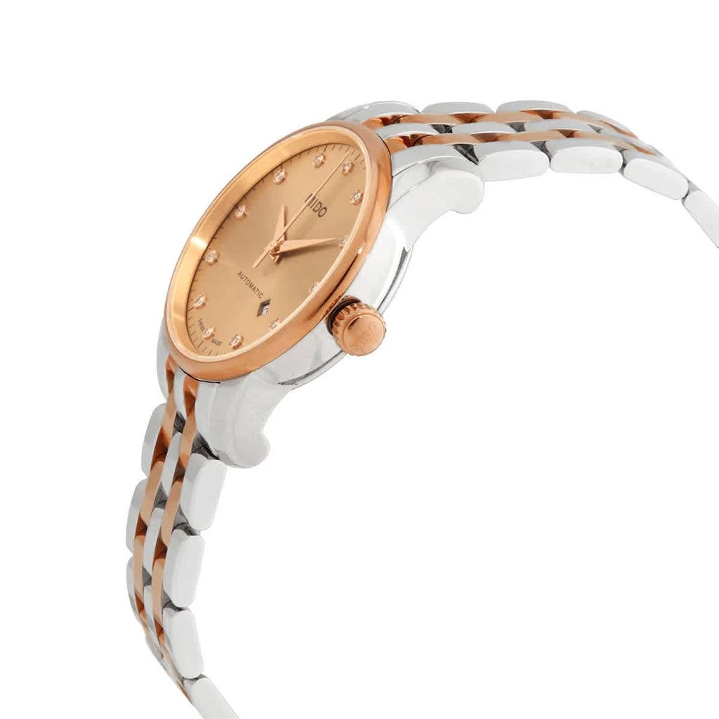 商品MIDO|Mido Baroncelli Automatic Diamond Bronze Dial Ladies Watch M76009671,价格¥2831,第2张图片详细描述