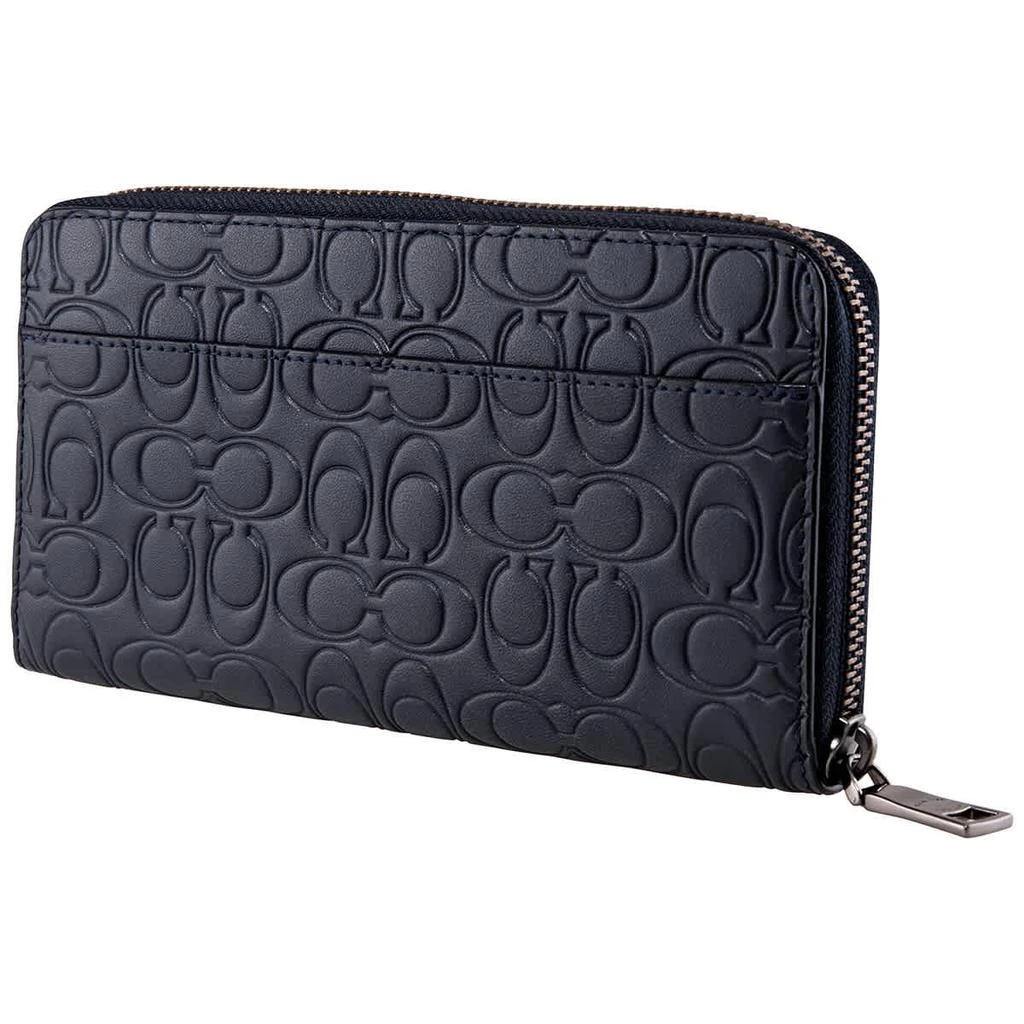 商品Coach|Coach Midnight Accordion Wallet In Signature Leather,价格¥1046,第1张图片