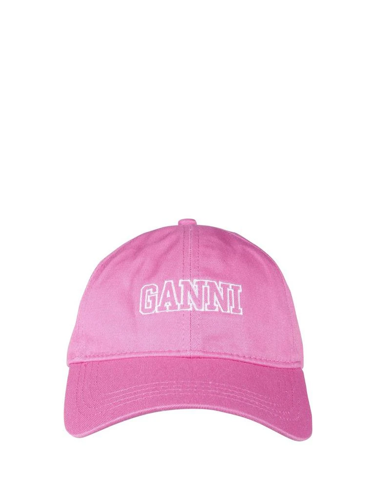 商品Ganni|Ganni Logo Embroidered Baseball Cap,价格¥427,第1张图片