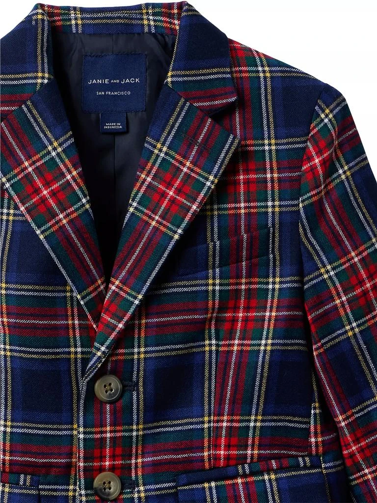 商品Janie and Jack|Baby Boy's, Little Boy's &amp; Boy's The Tartan Blazer,价格¥629,第3张图片详细描述