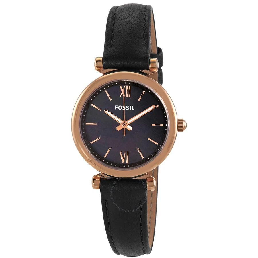 商品Fossil|Carlie Mini Quartz Black Dial Ladies Watch ES4700,价格¥411,第1张图片