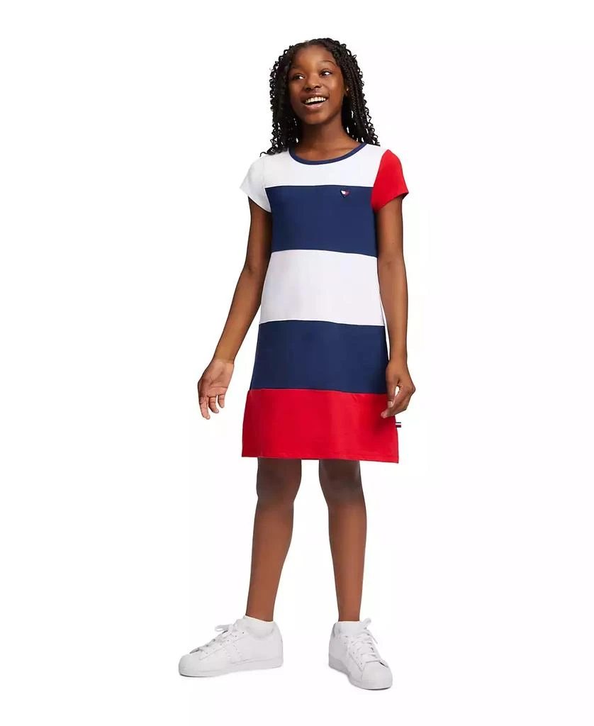 商品Tommy Hilfiger|Little Girls Colorblock Jersey Dress,价格¥113,第1张图片