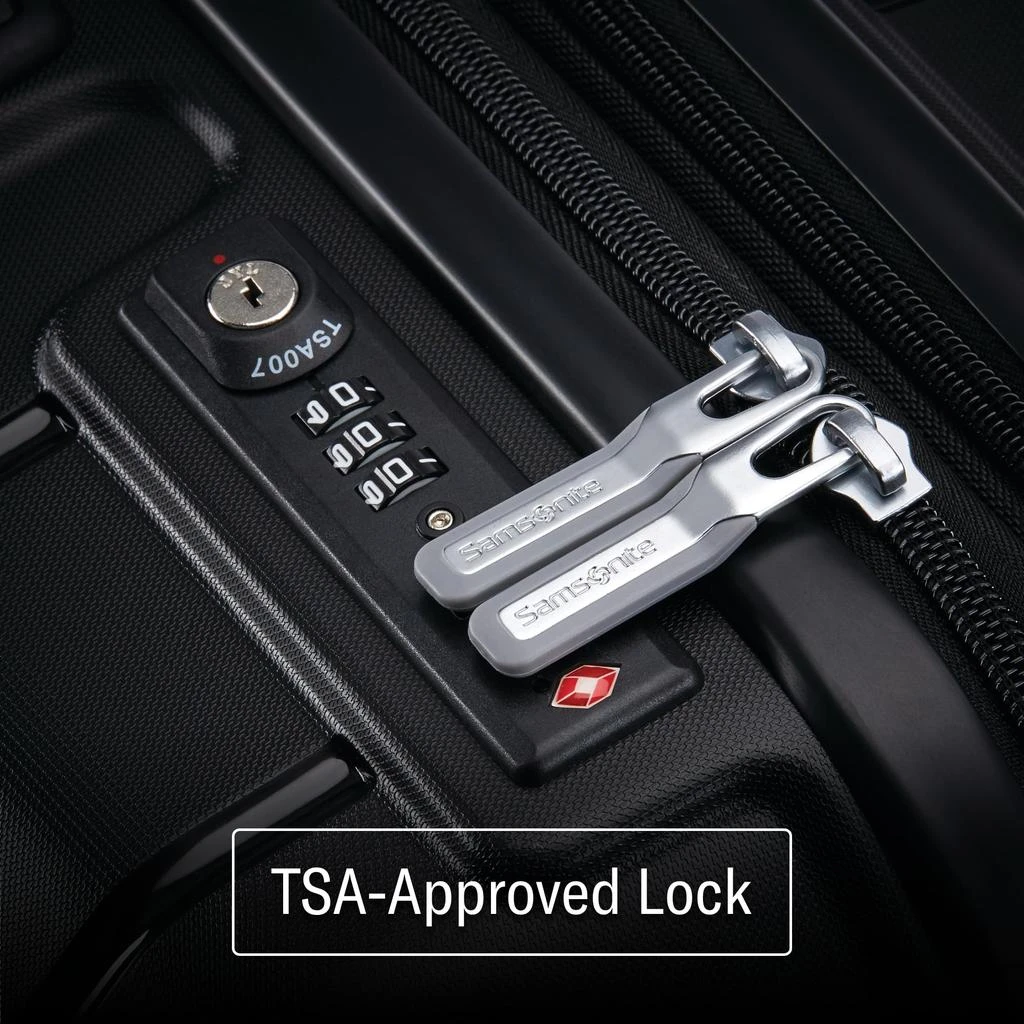 Samsonite Freeform 28-Inch Large Luggage with Dual 360° Spinner Wheels - Checked Suitcase - TSA Lock, Airline-Approved - Lightweight Durable Polypropylene Expandable Hardshell - Black 商品