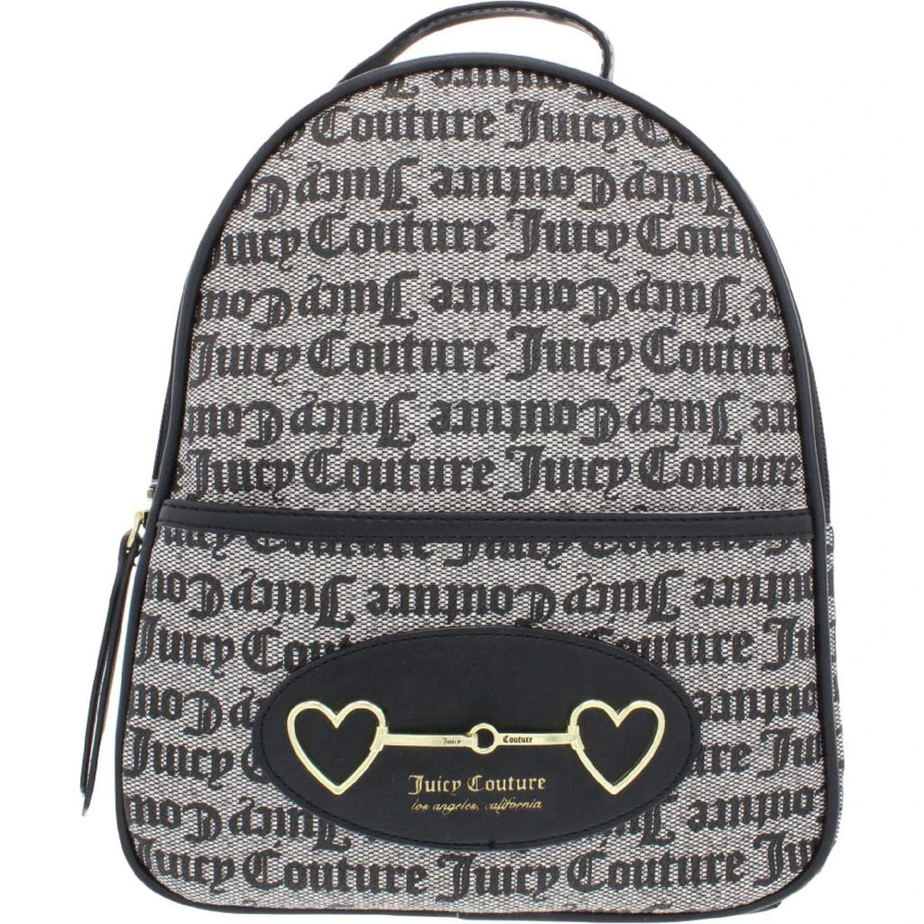 商品Juicy Couture|Juicy Couture Heart to Heart Women's Faux Leather Gothic Print Backpack,价格¥120,第1张图片