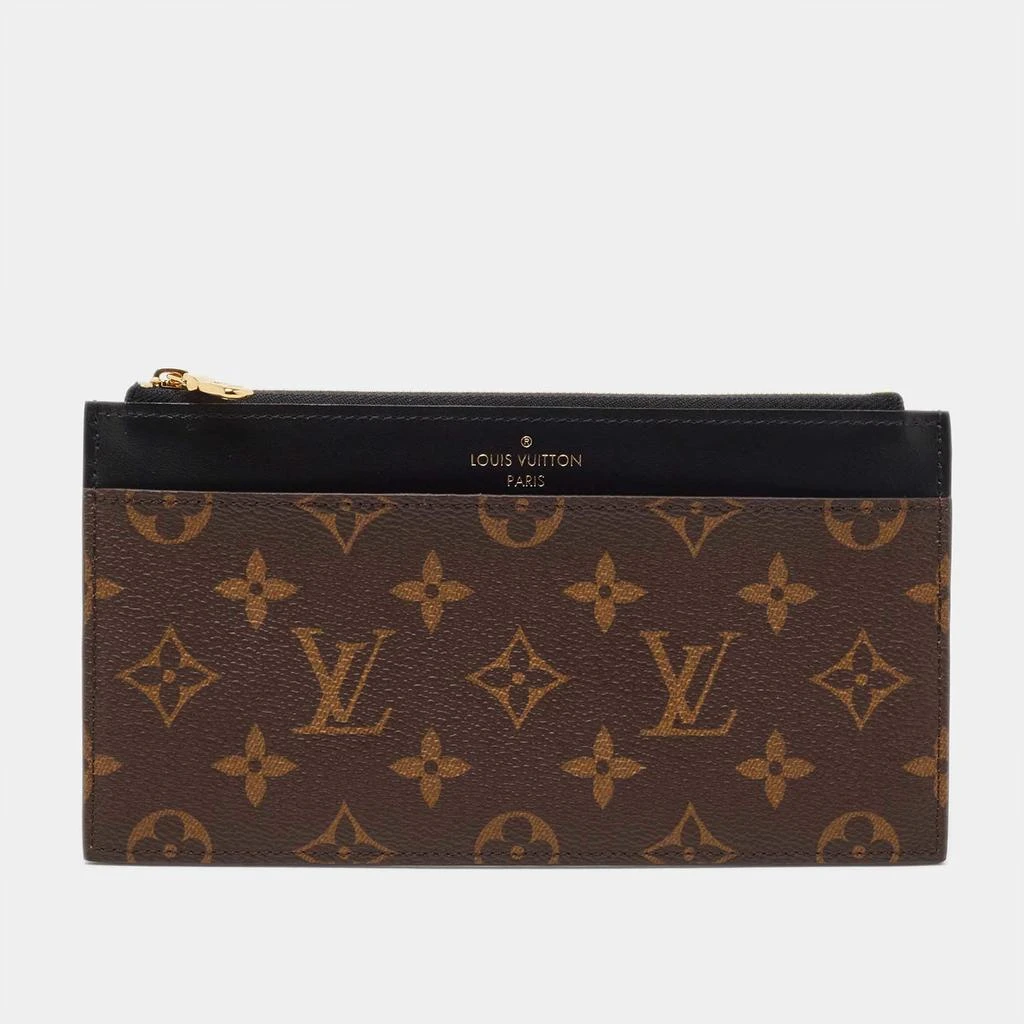 商品[二手商品] Louis Vuitton|Louis Vuitton Monogram Canvas Slim Purse,价格¥7200,第1张图片