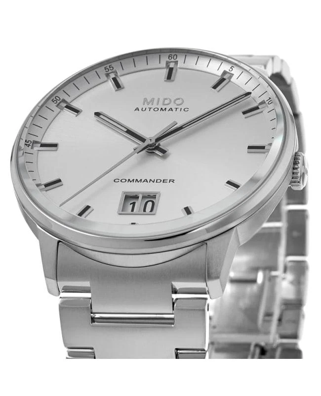 商品MIDO|Mido Commander Big Date Silver Dial Steel Men's Watch M021.626.11.031.00,价格¥5540,第2张图片详细描述