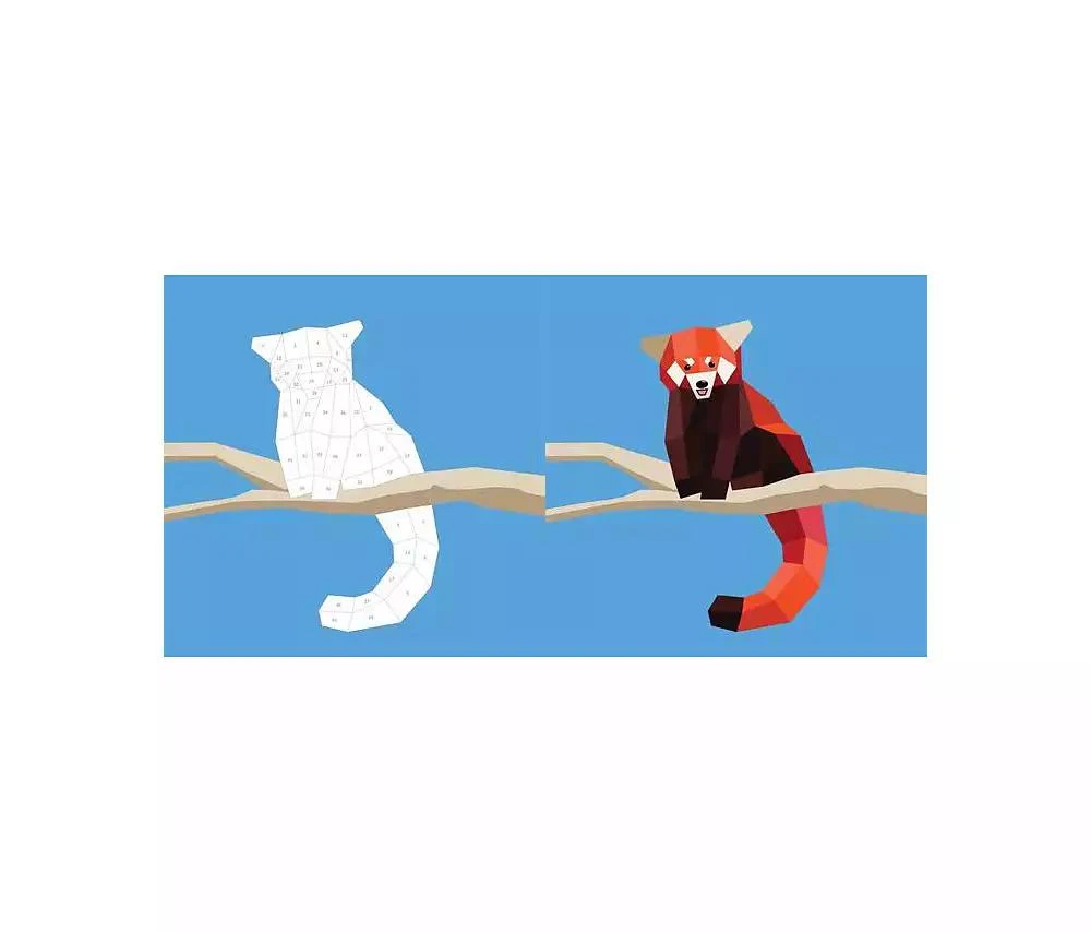 商品Barnes & Noble|Paint by Sticker Kids: Zoo Animals: Create 10 Pictures One Sticker at a Time! by Workman Publishing,价格¥74,第4张图片详细描述