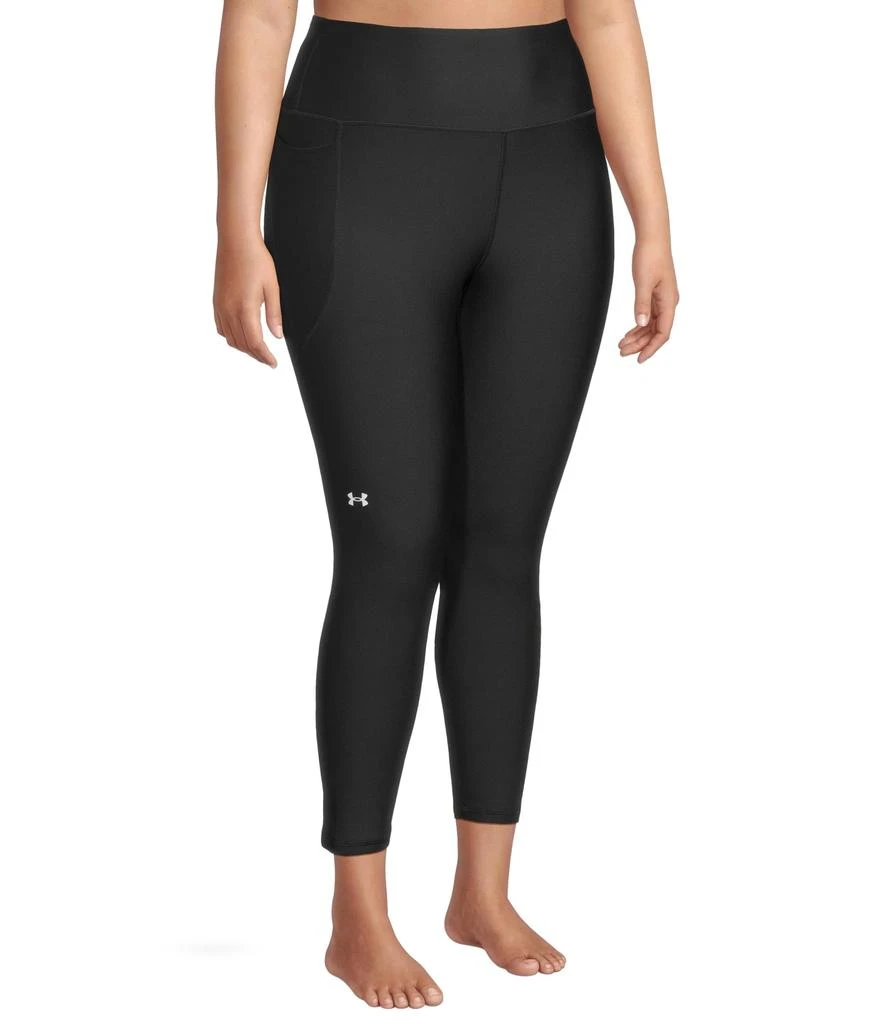 商品Under Armour|Plus Size HeatGear® Armour® High-Waisted No Slip Ankle Leggings,价格¥282,第2张图片详细描述