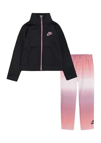 商品NIKE|Toddler Girls Printed Club Zip Jacket And Leggings Set,价格¥186,第1张图片