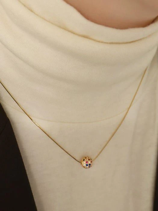 商品nuavo|Mirror gold necklace,价格¥667,第1张图片