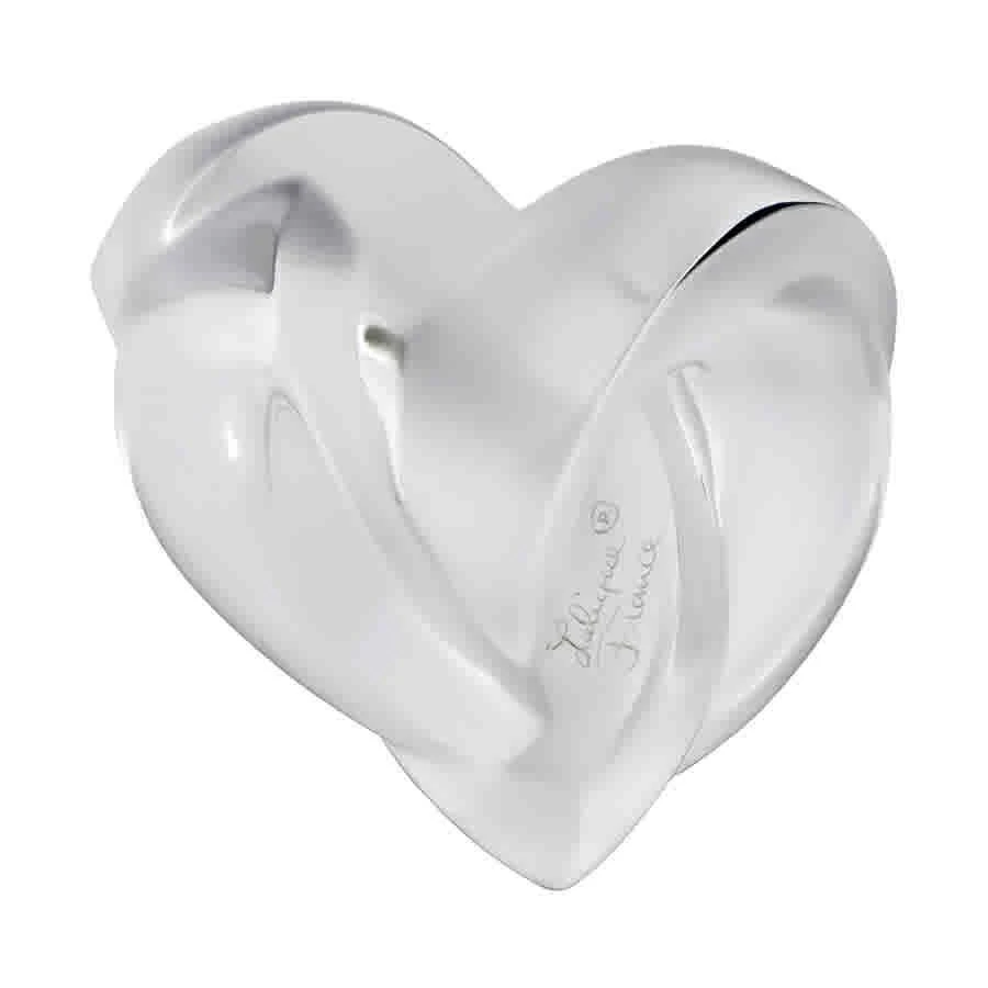 商品Lalique|Crystal Clear Crystal Hearts Entrelaces Paperweight,价格¥2008,第3张图片详细描述
