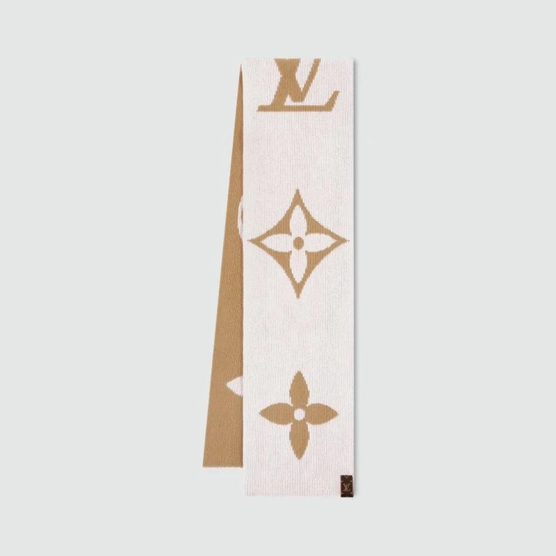 商品Louis Vuitton|【预售3-7天】LV/路易威登 女士褐色/米色羊毛围巾,价格¥5631,第4张图片详细描述