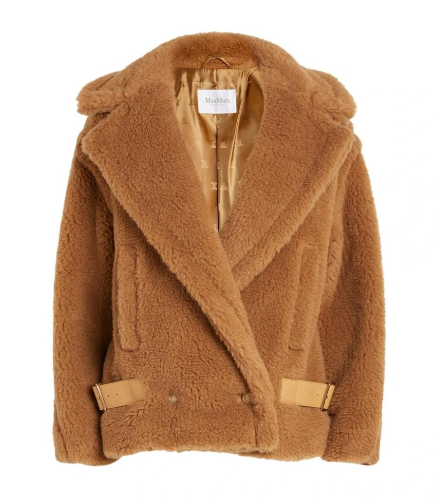 商品Max Mara|Oversized Teddy Biker Jacket,价格¥13377,第1张图片