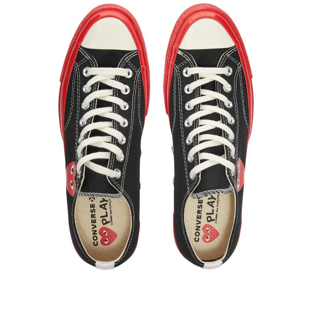 商品Comme des Garcons|Comme des Garçons Play x Converse Chuck Taylor Red Sole Low,价格¥1118,第5张图片详细描述