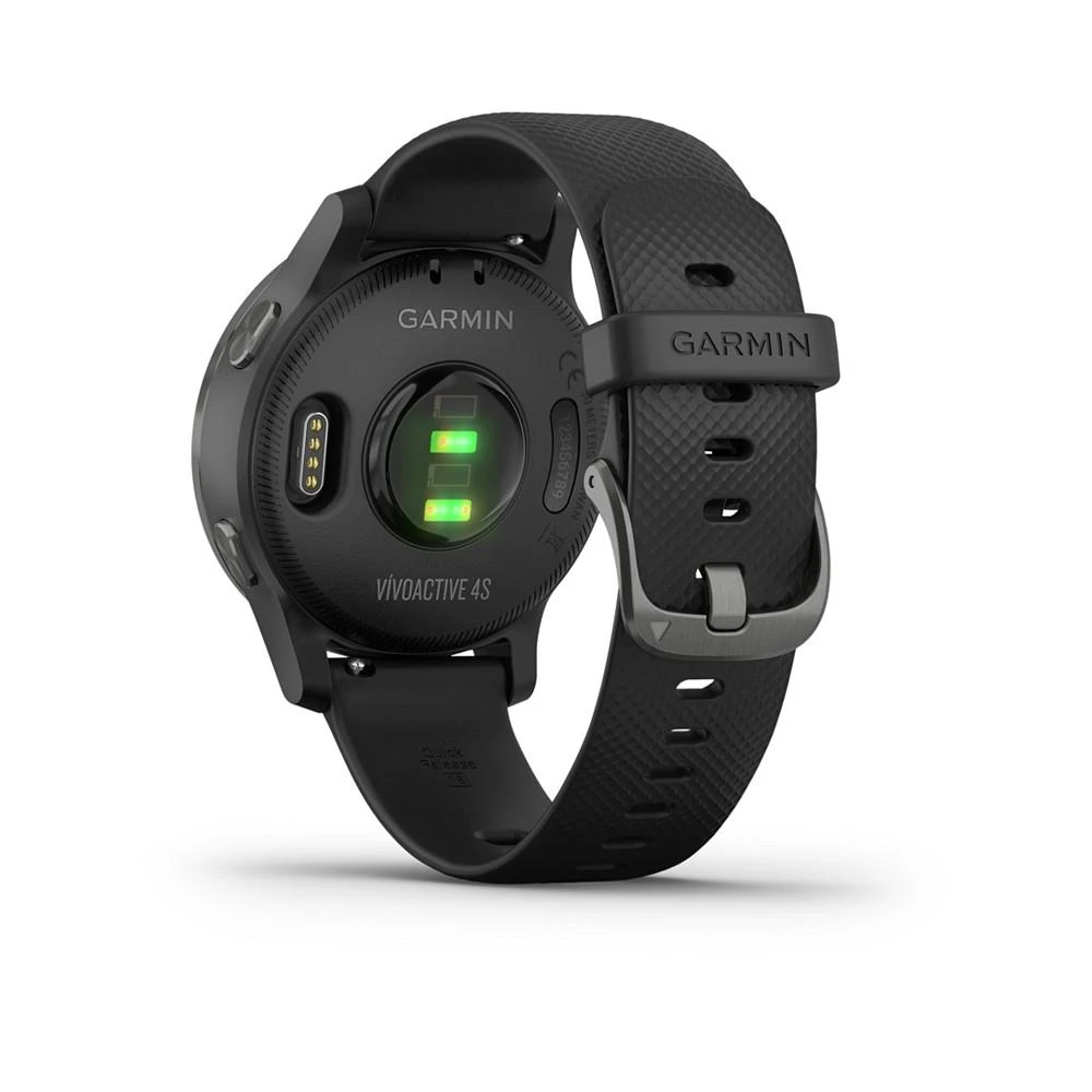 商品Garmin|Unisex vivoactive 4S Black Silicone Strap Touchscreen Smart Watch 40mm,价格¥2587,第2张图片详细描述