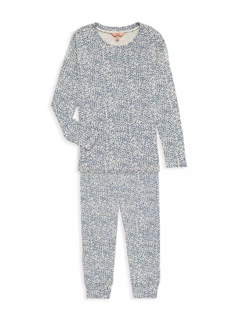 商品Eberjey|Little Girl's &amp; Girl's 2-Piece Gisele Print Pajama Set,价格¥324,第1张图片