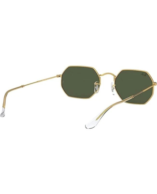 Ray-Ban Gold Octagonal Metal Green Unisex Sunglasses RB3556N 001 53 商品