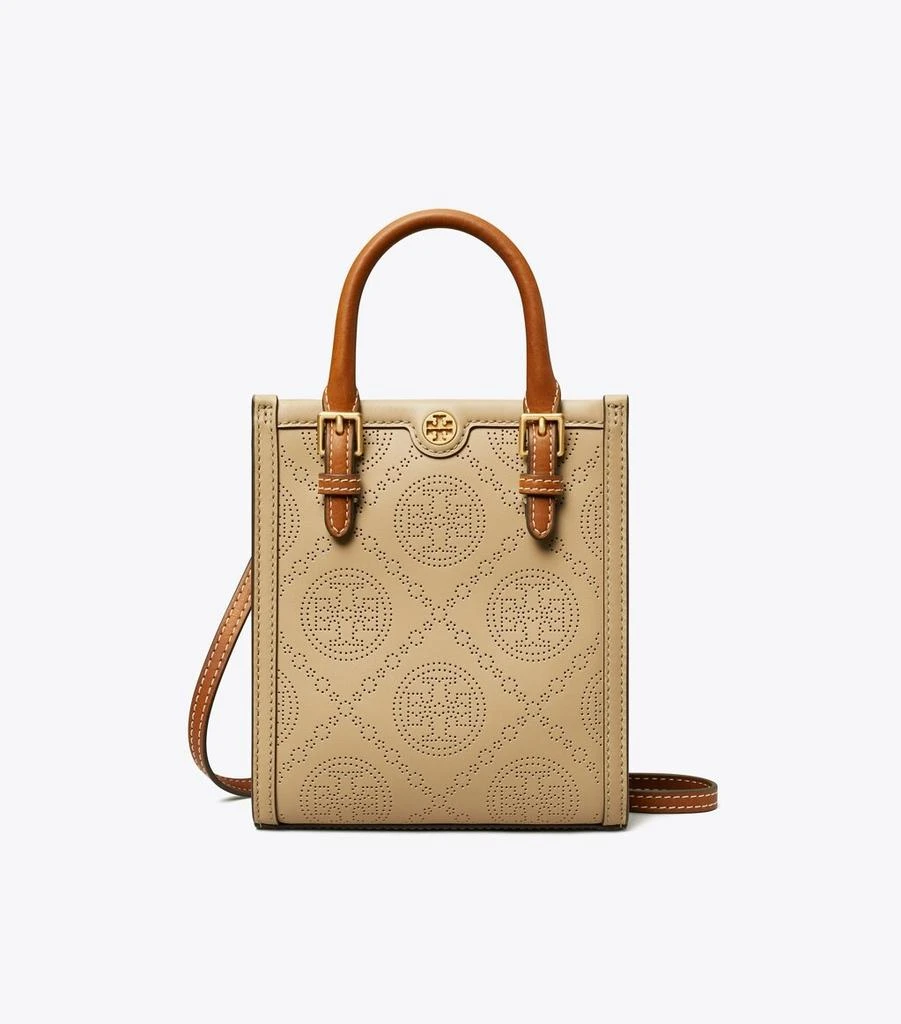 商品Tory Burch|Mini T Monogram Perforated Tote,价格¥2461,第2张图片详细描述