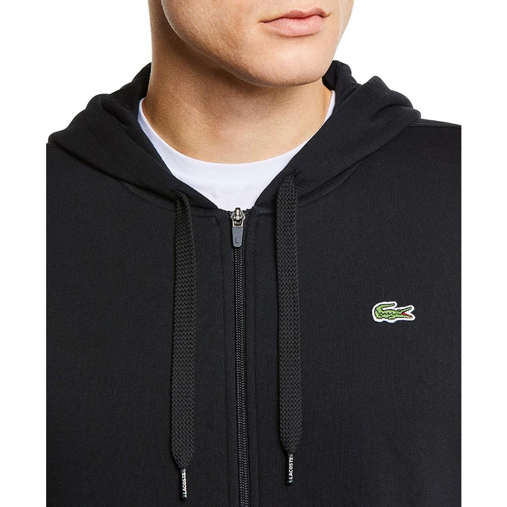 Men's SPORT Long Sleeve Full-Zip Solid Hoodie商品第3张图片规格展示