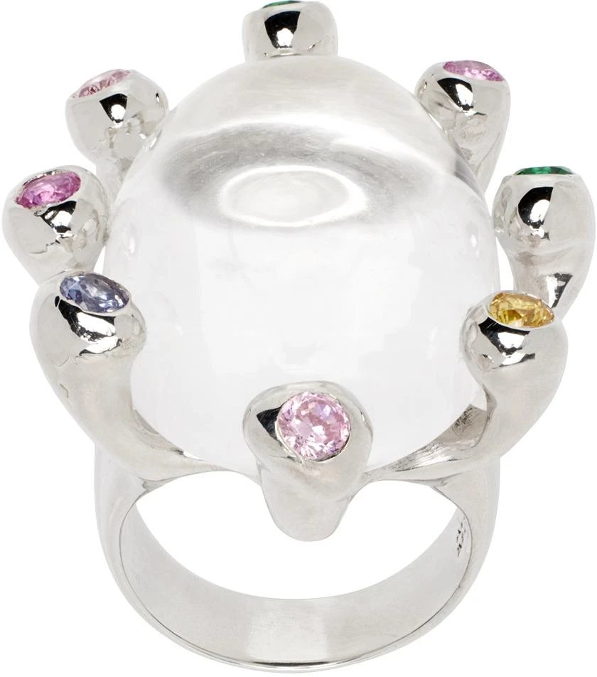 商品Mondo Mondo|Silver Super Diva Ring,价格¥8598,第1张图片