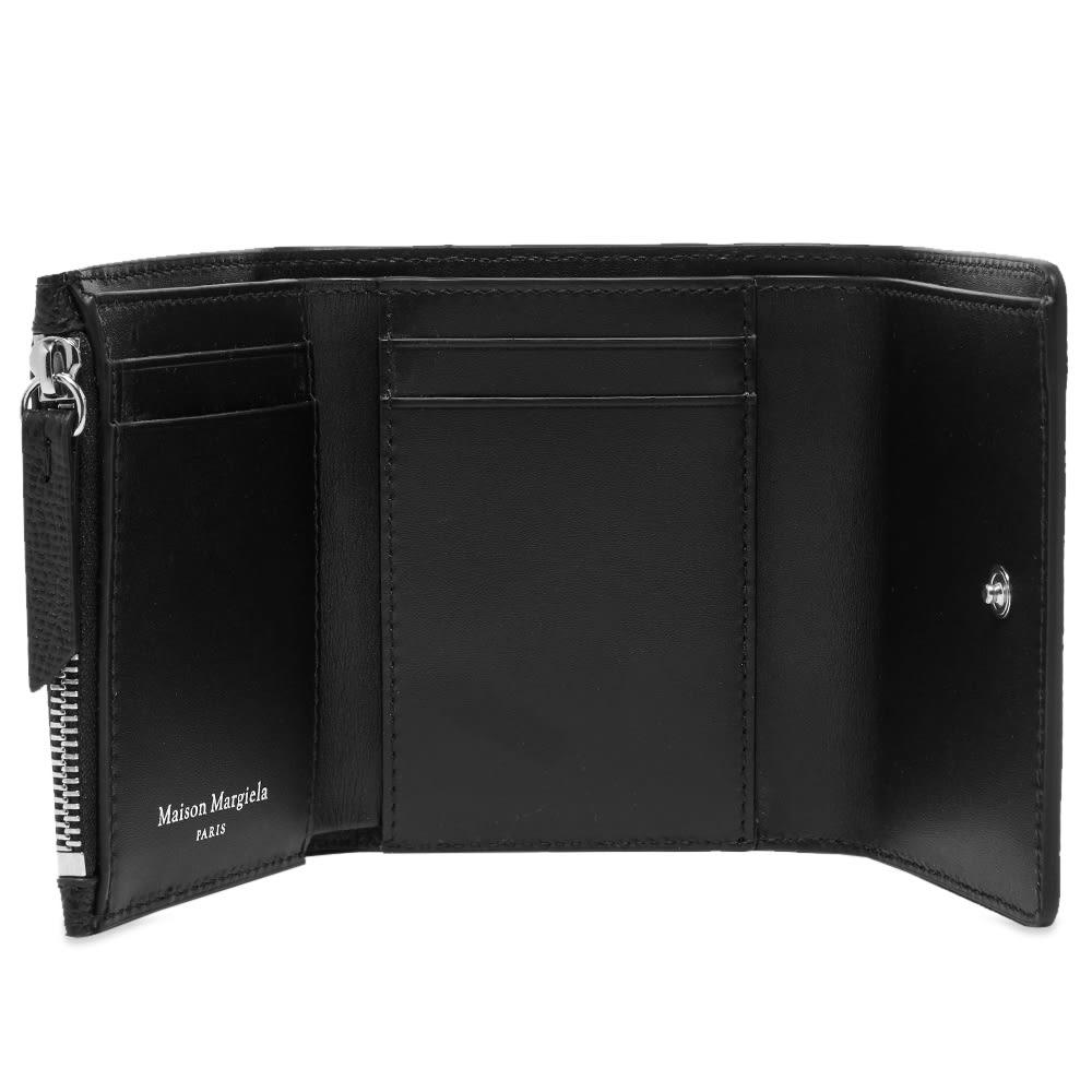 Maison Margiela Zip Compact Tri Fold Leather Wallet商品第3张图片规格展示