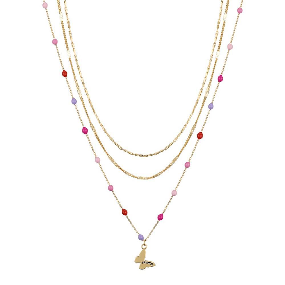 商品Unwritten|14K Gold Flash-Plated Butterfly  Necklace Set,价格¥215,第1张图片