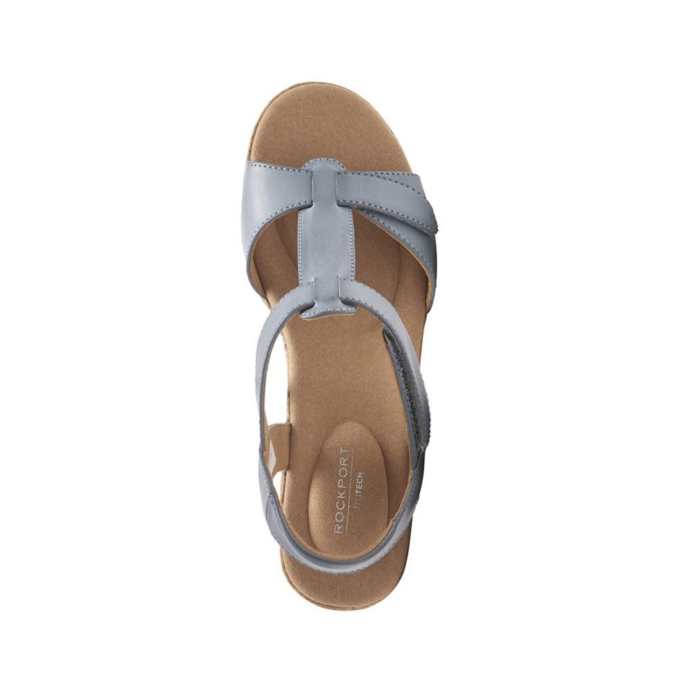 Women's Blanca T Strap Wedge Sandals商品第3张图片规格展示