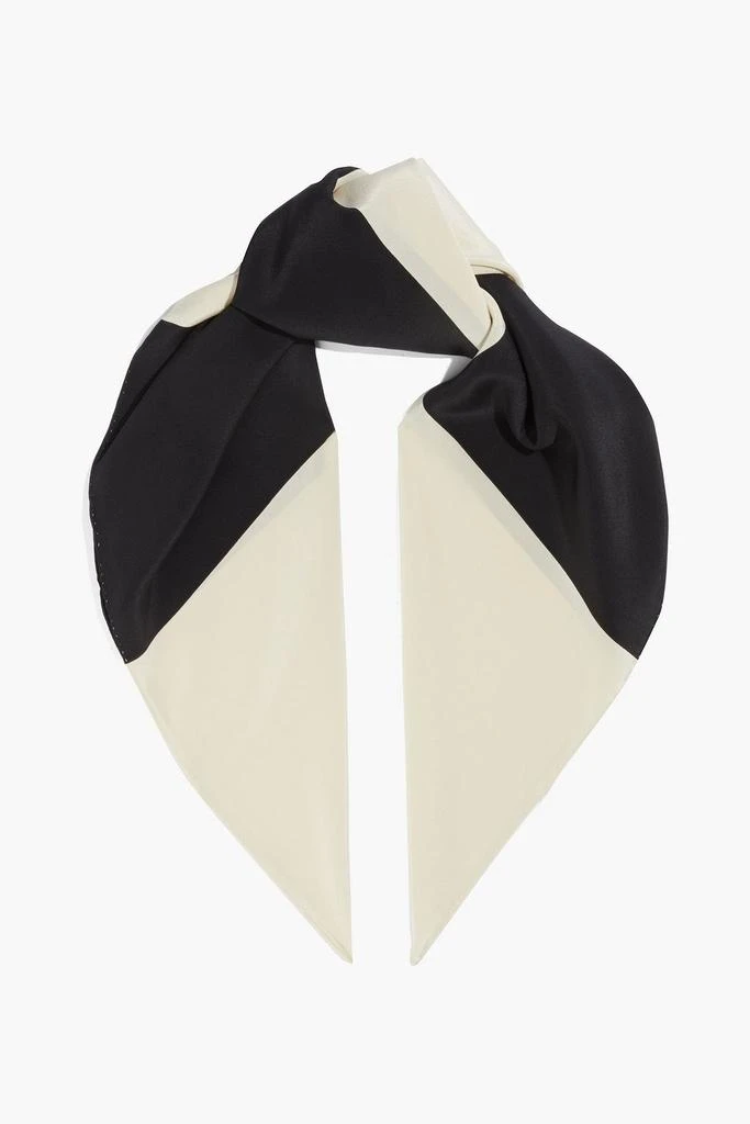 商品Totême|Samara two-tone silk crepe de chine scarf,价格¥1145,第1张图片