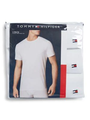 商品Tommy Hilfiger|男士纯棉圆领T恤，3件装,价格¥150,第2张图片详细描述
