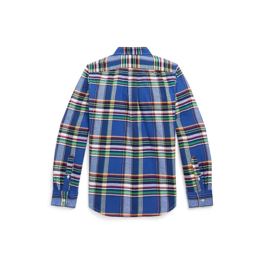 商品Ralph Lauren|Big Boys Plaid Performance Flannel Shirt,价格¥123,第2张图片详细描述