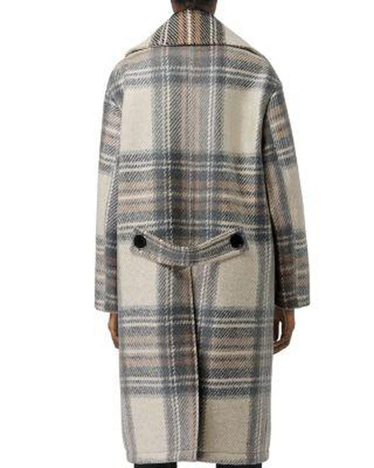 Halliday Plaid Wool Peacoat 商品