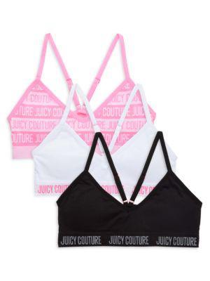 商品Juicy Couture|Girl's 3-Pack Bra,价格¥124,第1张图片