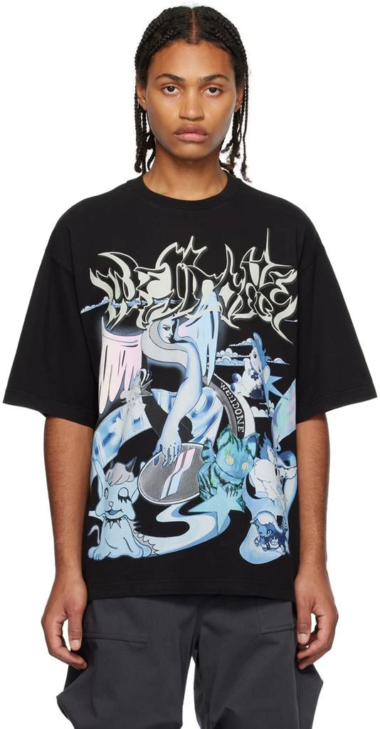 商品We11done|Black New Monster T-Shirt,价格¥855,第1张图片