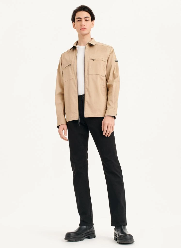 商品DKNY|Cotton Sateen Zip Front Jacket,价格¥570,第2张图片详细描述